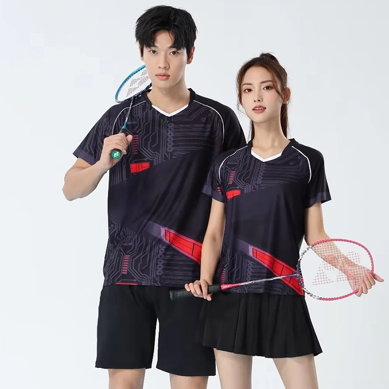 Badminton Jersey - Erkekler Badminton Tişörtleri Hızlı Kuruyan Masa