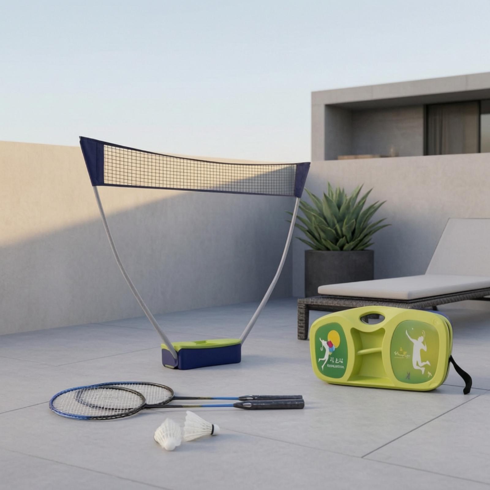 Badminton Net - Ayaklı Badminton Filesi, Okul İçin Katlanabilir