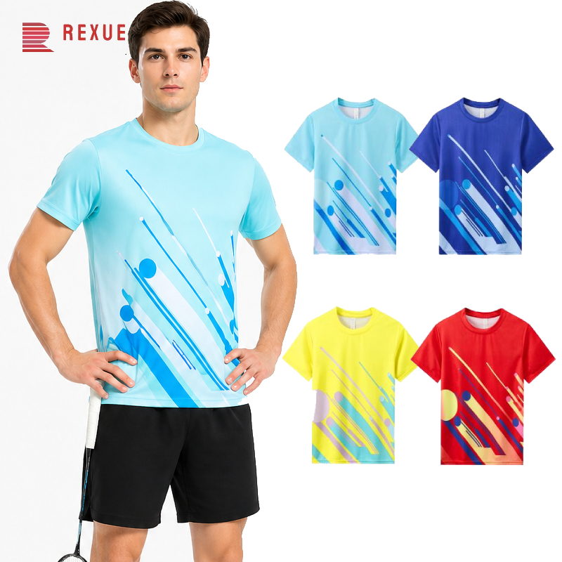 Badminton Jersey - Erkekler Badminton Gömlek Hızlı Kuruyan Nefes