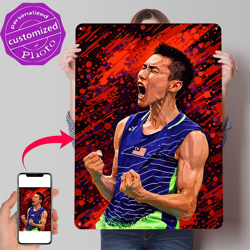 Badminton Victory - Badminton Oyuncusu Zaferi Kutluyor 3D Baskılı