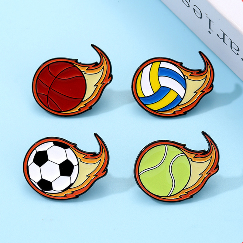 Yeni Sevimli Ateşli Futbol Bas - Badminton Logo incelemesi ve fiyatı